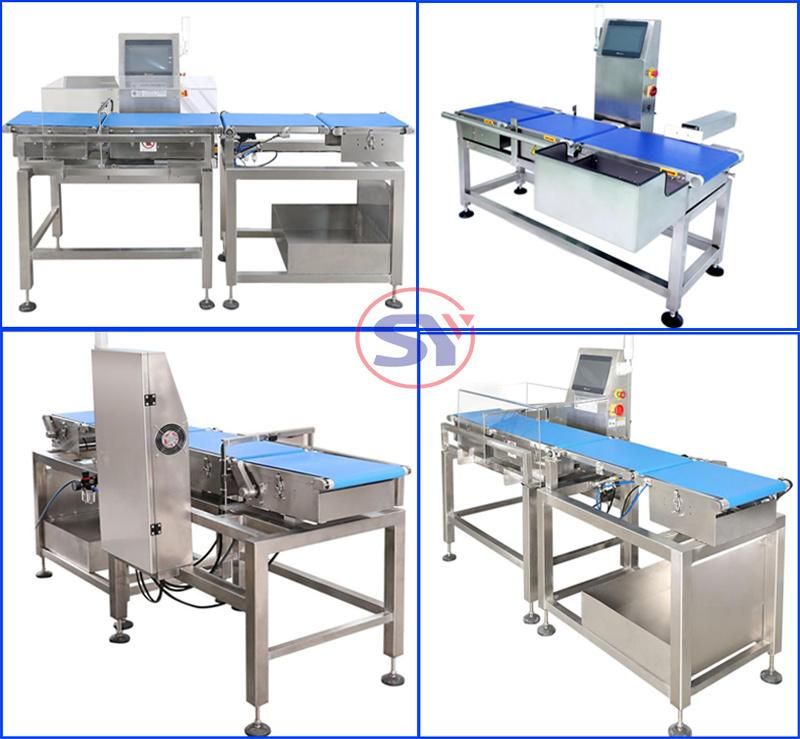 Fish Shrimp Belt Checking Weigher Weighing Scale Conveyor for Meat Packing Industry