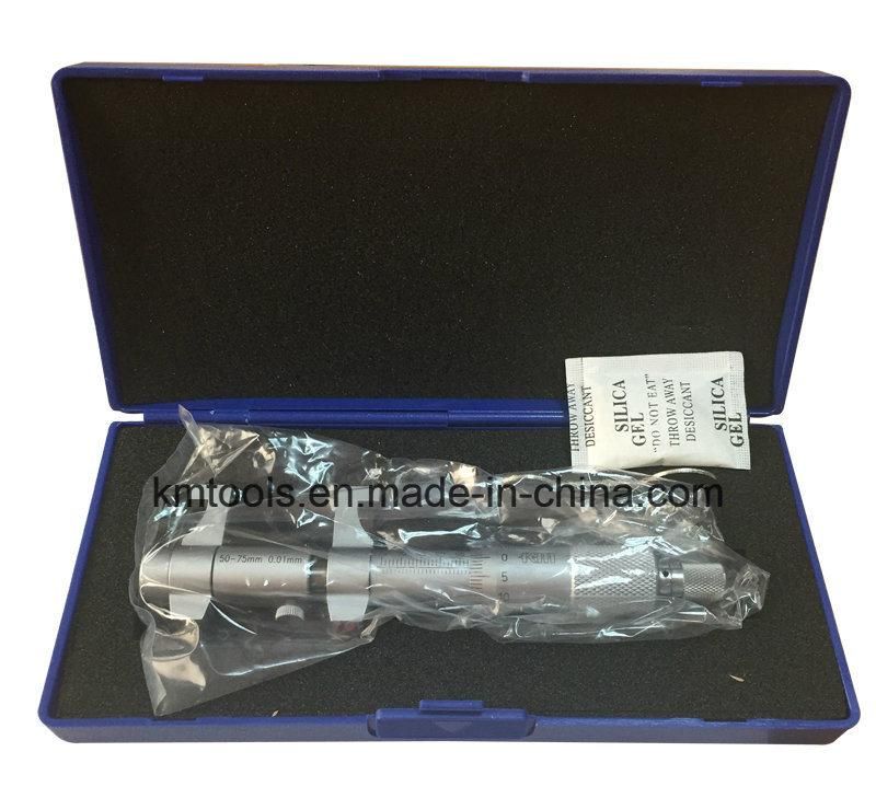 50-75mm Caliper Type Inside Micrometer with 0.01mm Graduation