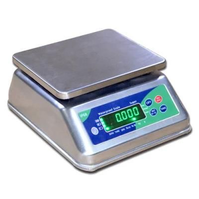 Super 3 6 15 30 Kg Best Stainless Steel Waterproof Digital Weigh Scale