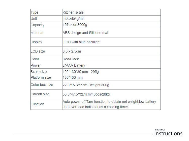 Household Electrical Coffee Scale Timer 3kg /0.1g