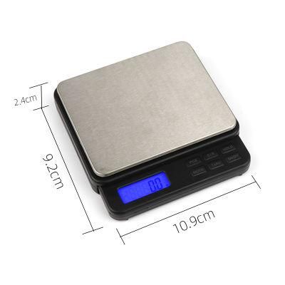 LCD Blue Backlight Digital Electronic Pearl Scale