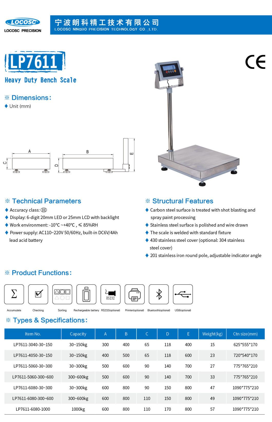 High Accuracy Tcs Electronic Platform Scale