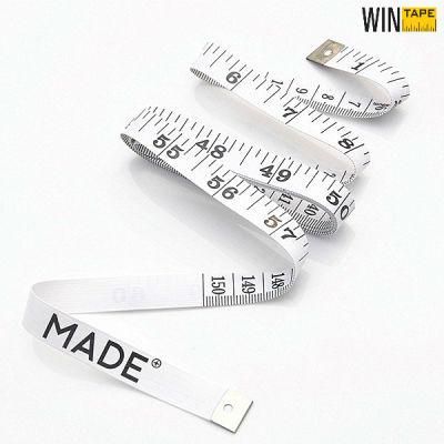 1.5m White Tailoring Tape Measure with Stainless Steel Clip