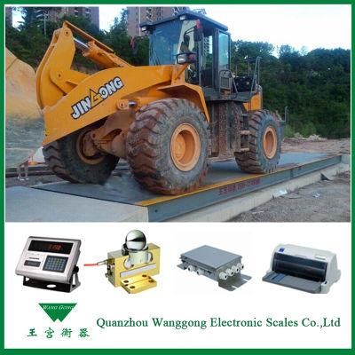 100 Ton Digital Vehicle Weighing Scales / Electronic Truck Scale Weighbridge