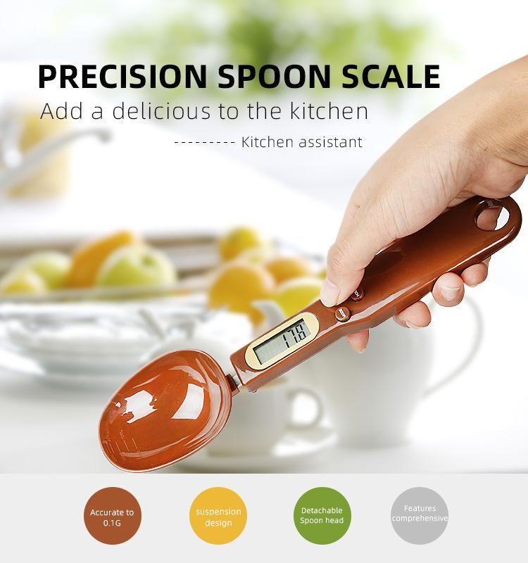 High Accuracy 500g/0.1g Gram Kitchen Spoon Scale