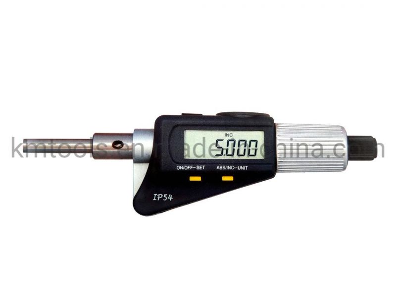 IP54 Digital Micrometer Heads Double Display with 0-30mm Range