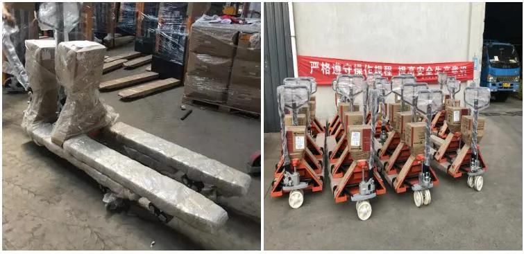 Hydraulic Hand Industrial Manual Pallet with Weight Scale Truck