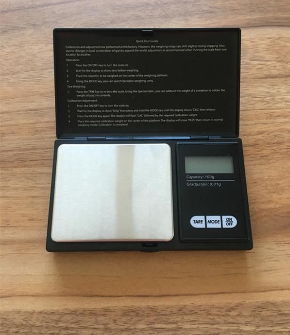 Hot Sale Cheap Electronic Pocket Scale 100g*0.01g