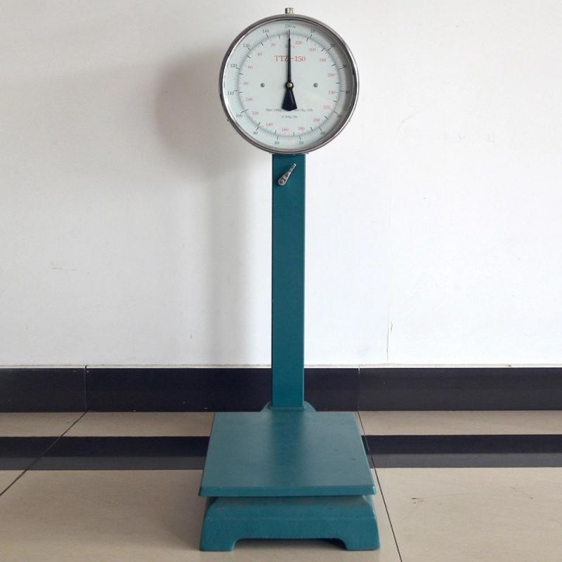 100 150 500 Kg Cast Iron Mechanical Double Dial Platform Scales