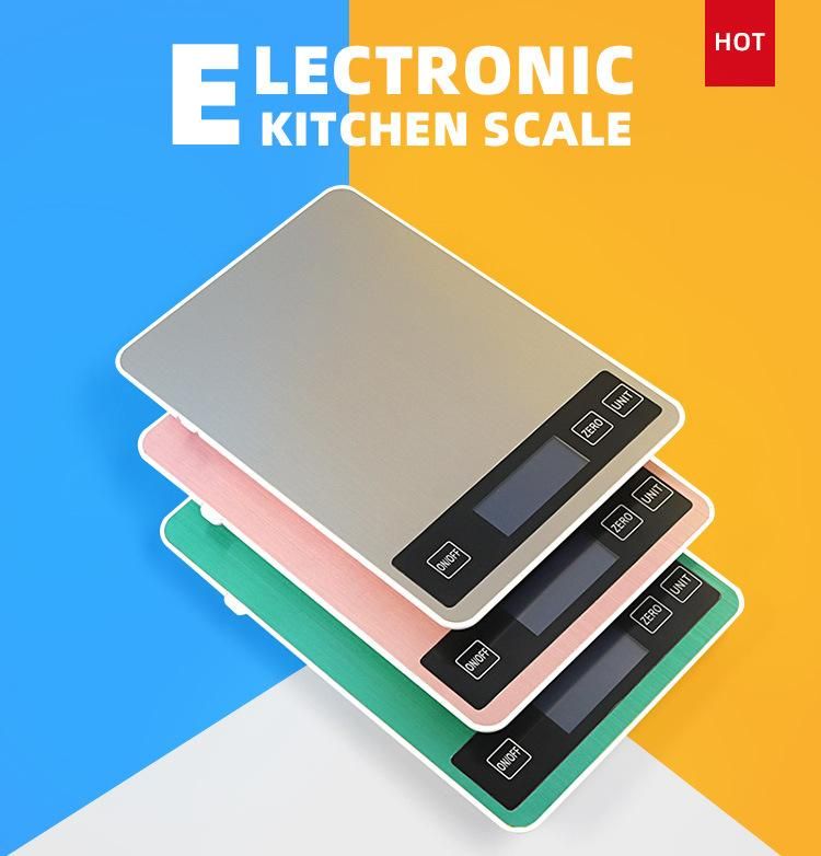 OEM Digital Kitchen Scale with Tempered Glass 15kg 0.1g