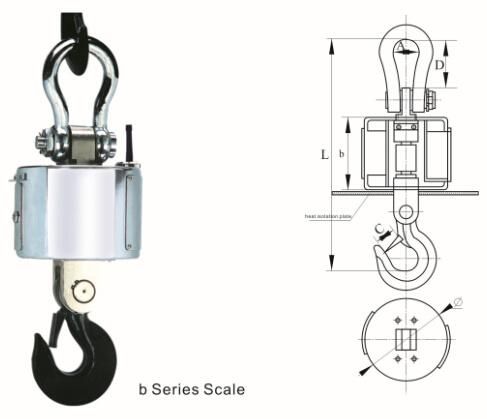 Wireless Crane Scale with High Accuracy and Score Board (B&M series)