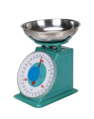 Factory Supply 5kg 10kg 20kg Spring Scale with Steel Pan for Kitchen