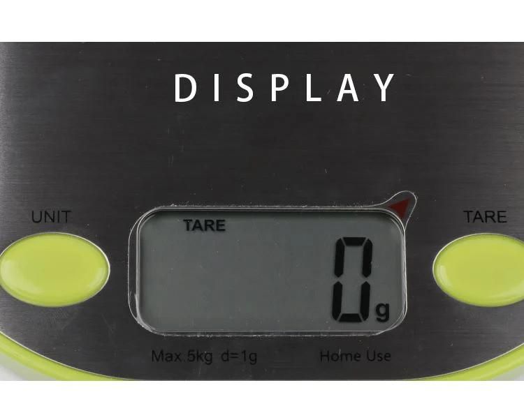 Ultra Thin Stainless Steel Kitchen Scale Food Scale Baking Scale