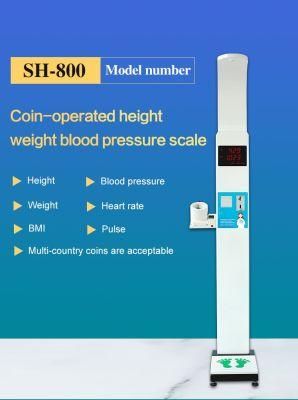 Height Weight Blood Pressure Machine with Big LED Display