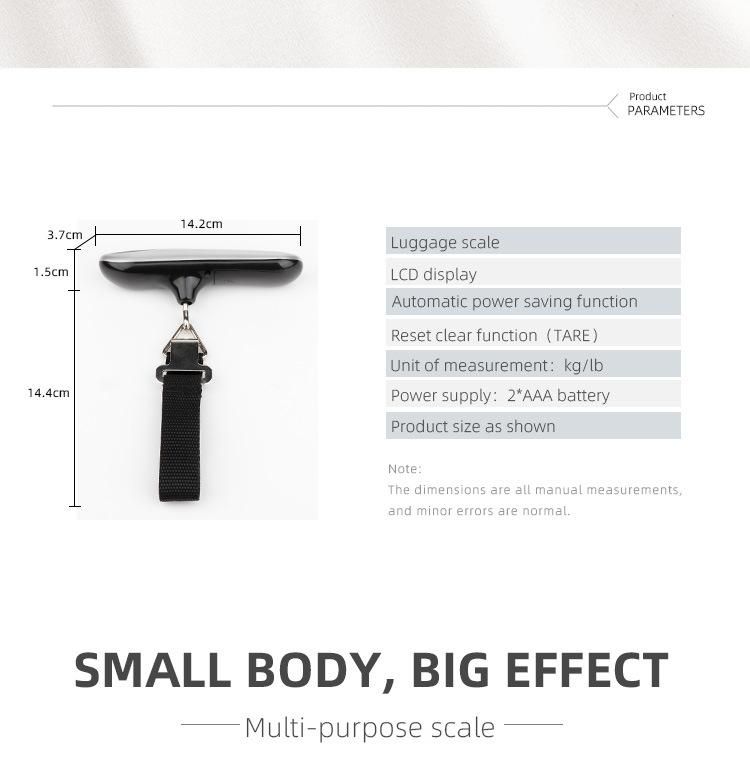 Low Price Best Selling Portable Handheld Digital Luggage Scale