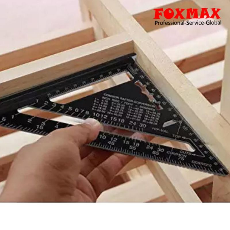 Stainless Steel Triangle Ruler Squares Protractor Measuring Tools (FX-S20)