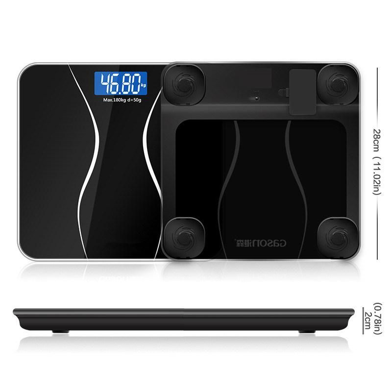 High Precision 180kg Digital Bathroom Scale Body Fat Scale