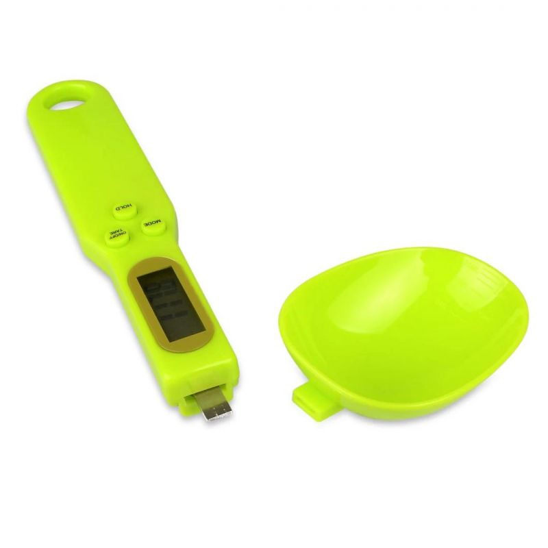 500g Colorful Kitchen Spoon Weighing Scale with LCD Screen