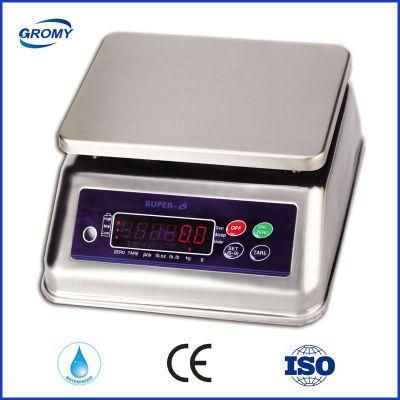 Super-6 waterproof IP68 Stainless Steel Scale 6kg