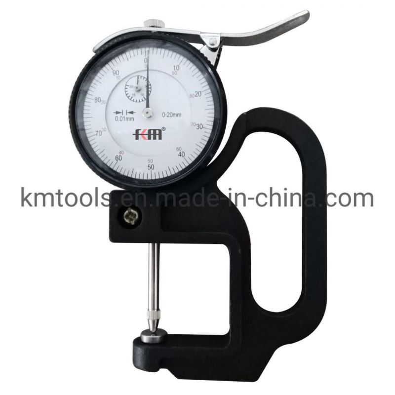 0-20mmx0.01mm Thickness Gauge with 30mm Measuring Depth