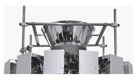 7.5L Hopper Salad Multihead Weigher for Weighing Vegetable, Fruit