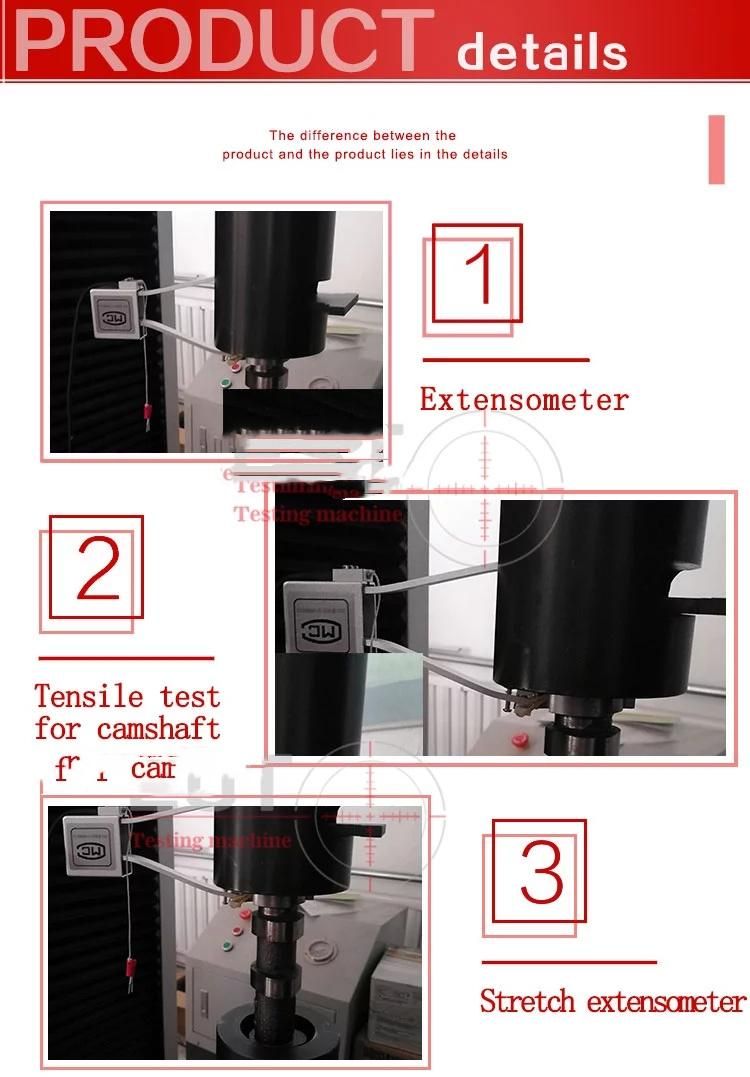 Electronic Extensometer/Extensometer/ Tension Extensometer Used on The Universal Testing Machine Yyu/Yyj/Yys