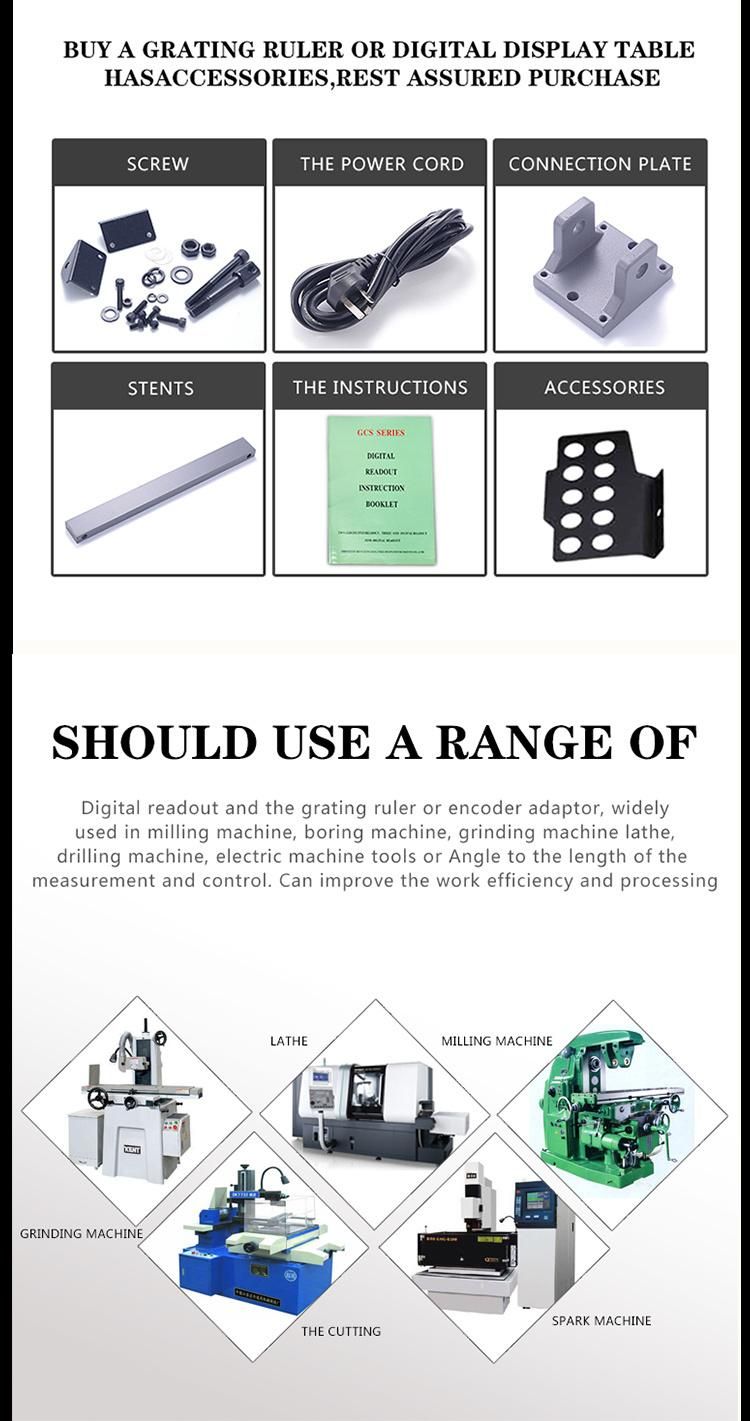 High Accuracy Linear Dro Digital Readout for Lathe Machine