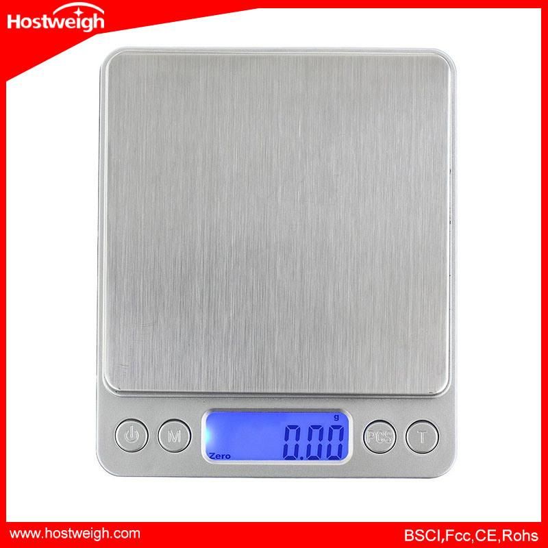 Mini Pocket Portable Stainless Steel Precision Jewelry Scale