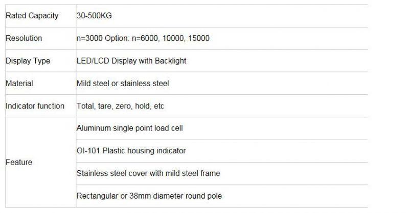 Mild Steel 30-500kg Tcs Electronic Price Platform Scale Scale
