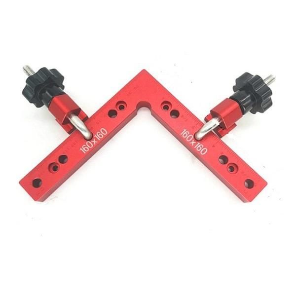 1 Set of 3 Woodworking Right-Angle Fixtures Jigsaw Plate Fixing Clips 90-Degree Right-Angle Positioning Ruler I433874