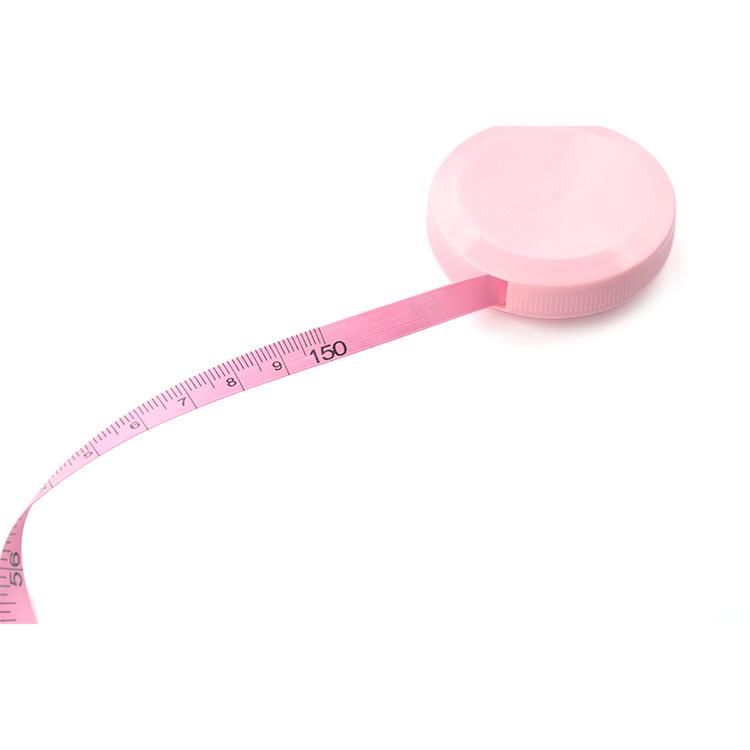 Premium Retractable Fabric and Cloth Tape Measure, Handy, Compact and Easy to Read (Pink)