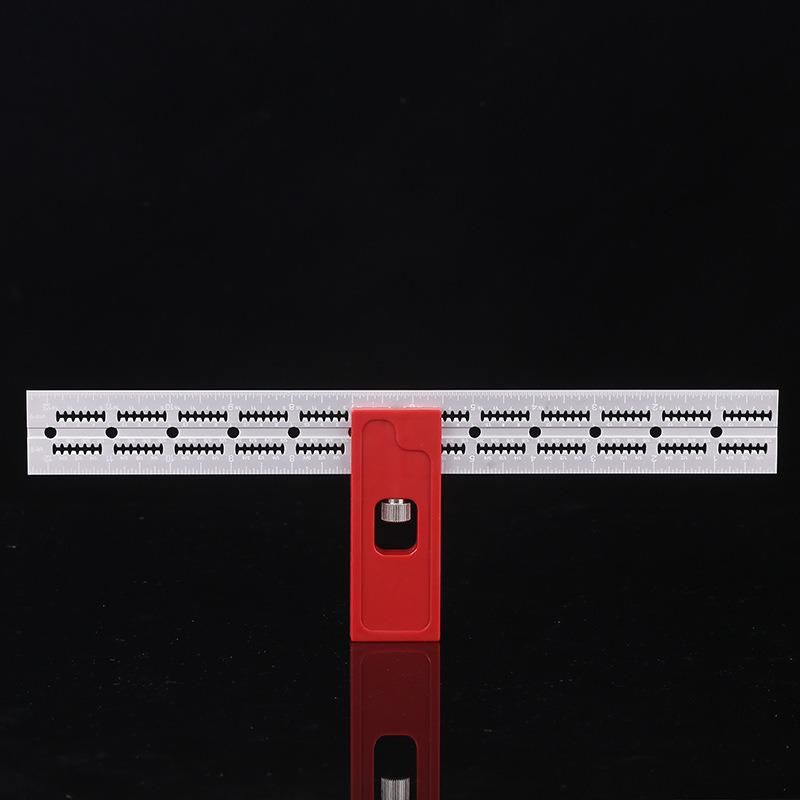 DIY Adjustable Woodworking Caliper One Time Tool Carpenter Layout Marking Ruler Tool