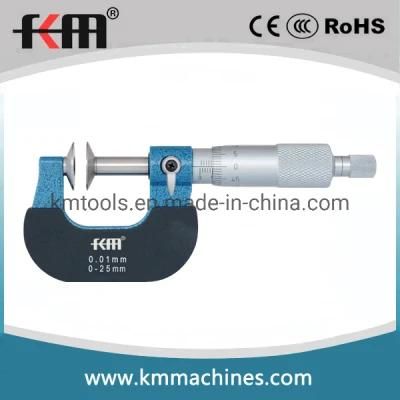 0-25mm Disk Micrometers (Non-rotating spindle)