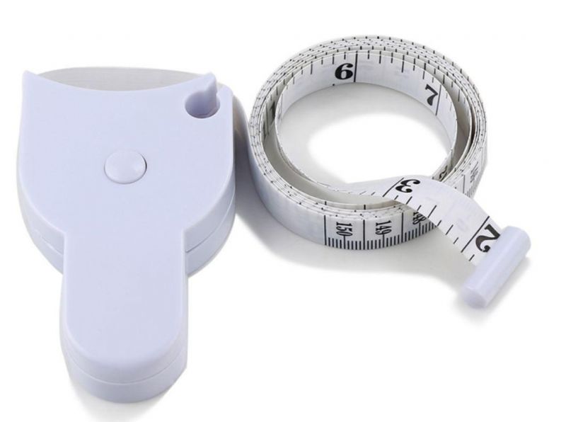 Perfect Body Tape Measure - 1.5m Automatic Telescopic Tape Measure - Retractable Measuring Tape for Body: Waist, Hip, Bust, Arms, and More.