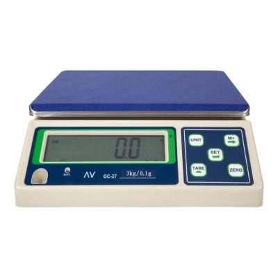 High Precision Weighing Scale with Big Display 30kg (GC-27)