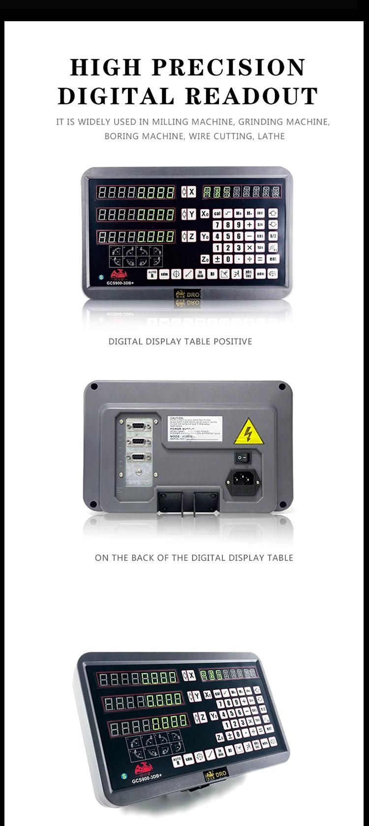 LCD Digital Display for Lathe 2 Axis Dro for EDM
