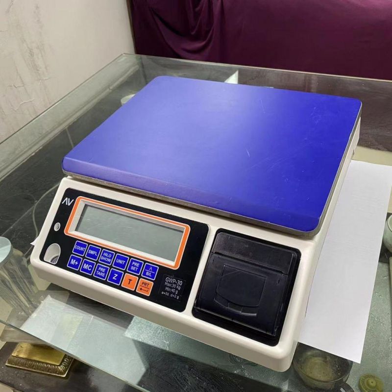 Digital Scales with Printer electronic Scales LCD/LED Screen Gwp