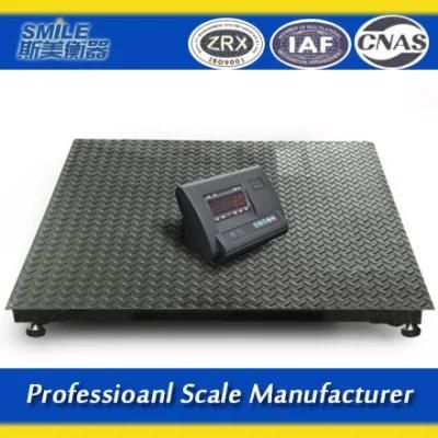 Two Folding Access Ramps Floor Scale