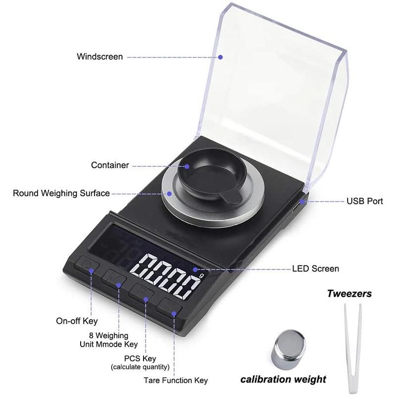 Accuracy Digital LCD Pocket Weight Electronic Scales