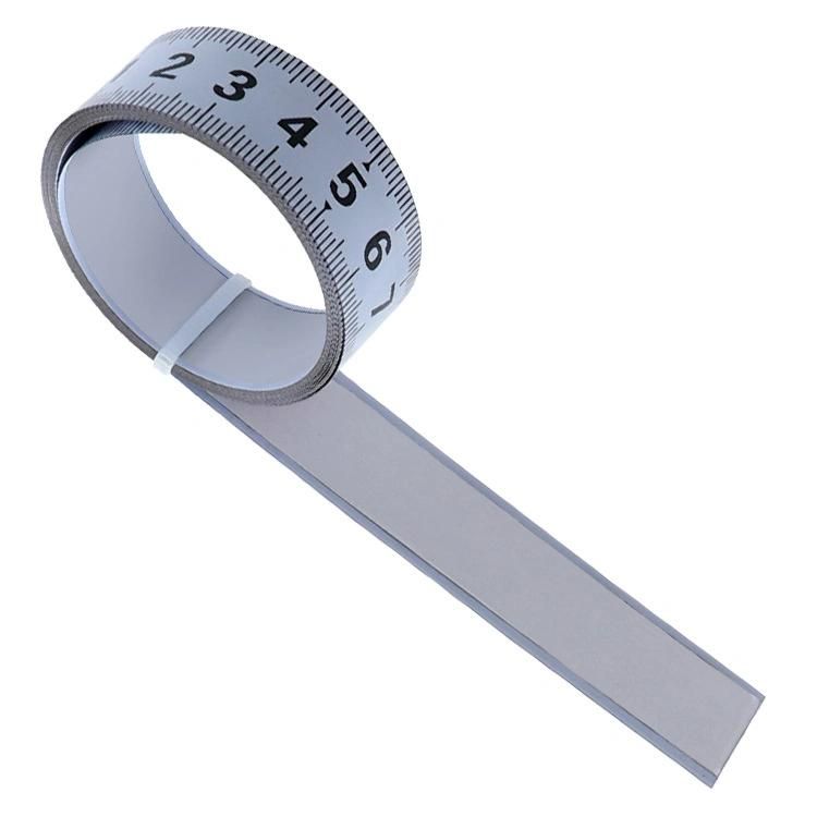 Widen Sticky Scale Steel Ruler 1-5m Positive Ruler with Glue Scale Tape Measure Self-Adhesive Ruler with Ruler Flat Ruler