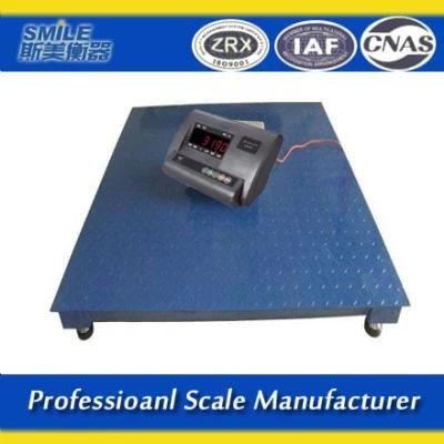 Electronic Floor Scales Convenience Weighting in Warehouse