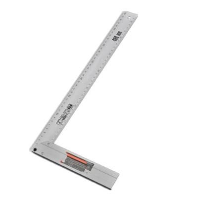30cm 350cm 90 Degree Aluminium L Type Try Square Ruler Combination Ruler with Spirit Level
