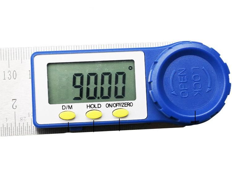 Digital Angle Ruler 200mm Woodworking Tool Measuring Instrument