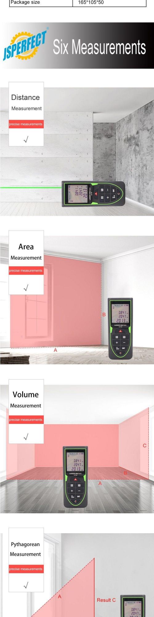Cheap New Laser Distance Meter Laser Rangefinder Measuring Room Apartment Building Equipment