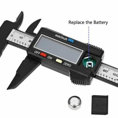 Digital Vernier Caliper Electronic Gauge 150mm 6inch Carbon Fiber Micrometer