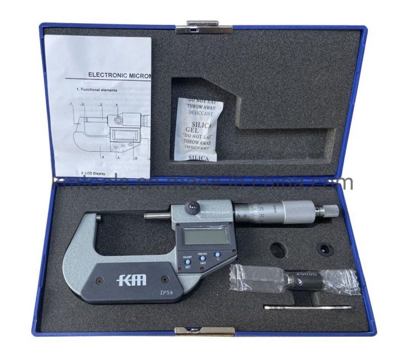 25-50mm IP54 Digital Outside Micrometer High Quality Measuring Tools