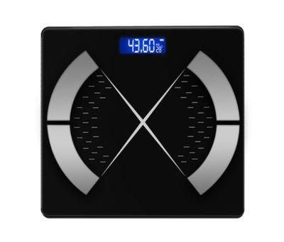 Bluetooth Connection Digital Body Scale with Blue LCD Display