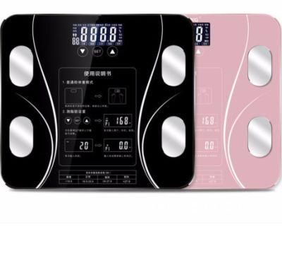 Factory Glass Bluetooth Body Fat Health Bathroom Weighing Scale