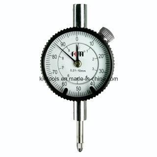 Small Dial Indicator with 0-10mm Range 0.01mm Graduation