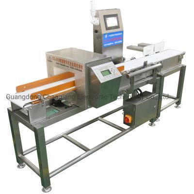 Checkweigher and Detecting Metal Combo Machine on Food Production Line